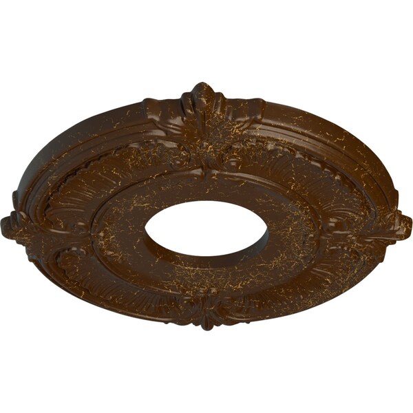 Attica Ceiling Medallion (Fits Canopies Up To 3 1/2), 12 3/4OD X 4ID X 1/2P
